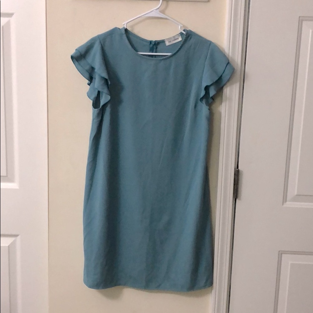 Teal dress